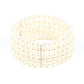 A Pearly Affair - White - Paparazzi Bracelet Image