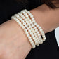 A Pearly Affair - White - Paparazzi Bracelet Image