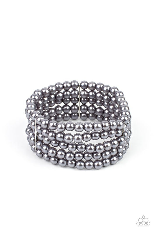 ​A Pearly Affair - Silver - Paparazzi Bracelet Image