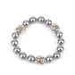 Upscale Whimsy - Silver - Paparazzi Bracelet Image