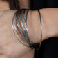 ​Suddenly Synced - Silver - Paparazzi Bracelet Image