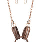 Lip Sync Links - Copper - Paparazzi Necklace Image