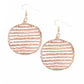 ​Sunrise Stunner - Rose Gold - Paparazzi Earring Image