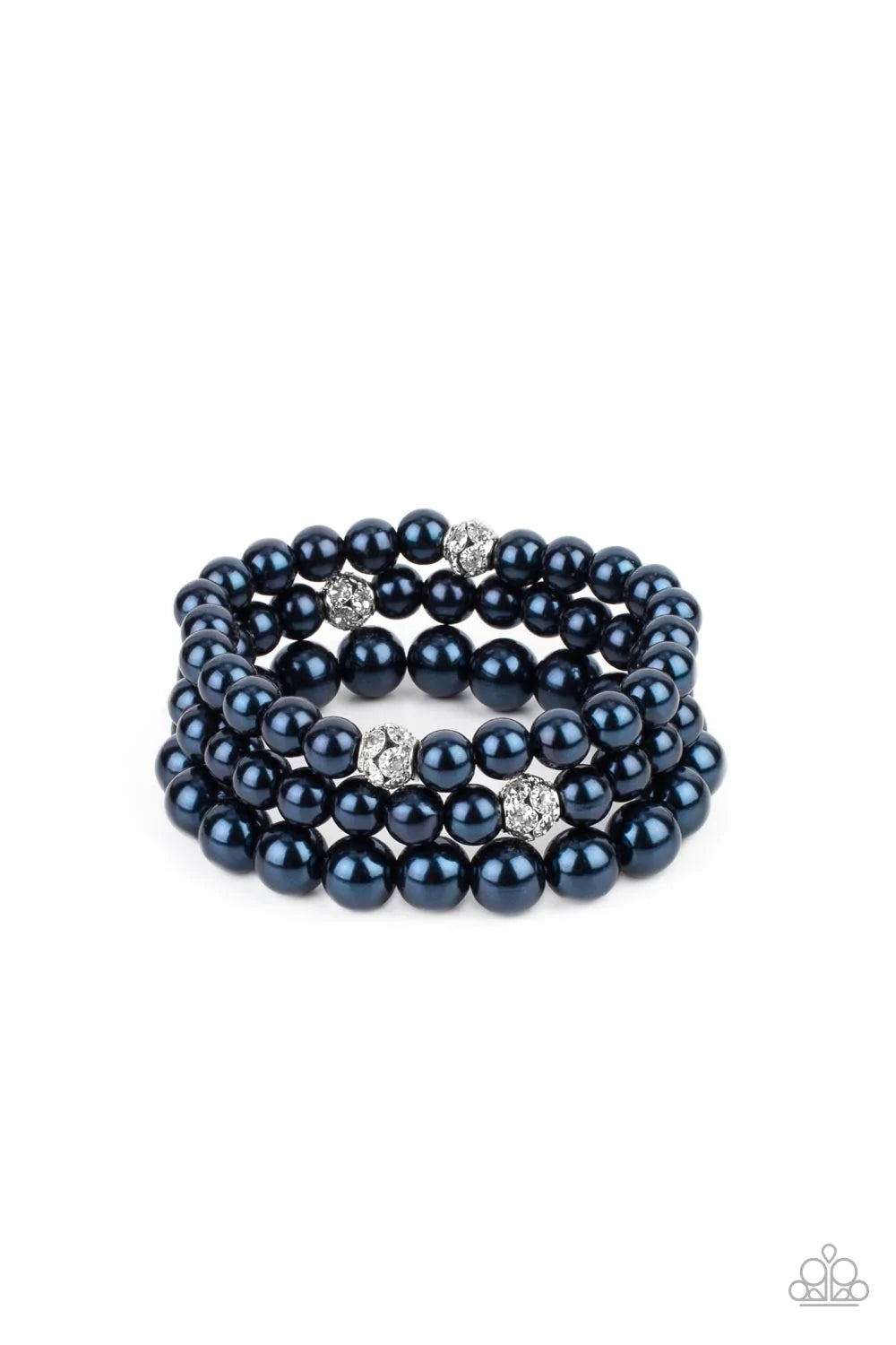 Paparazzi Bracelet ~ Here Comes The Heiress - Blue