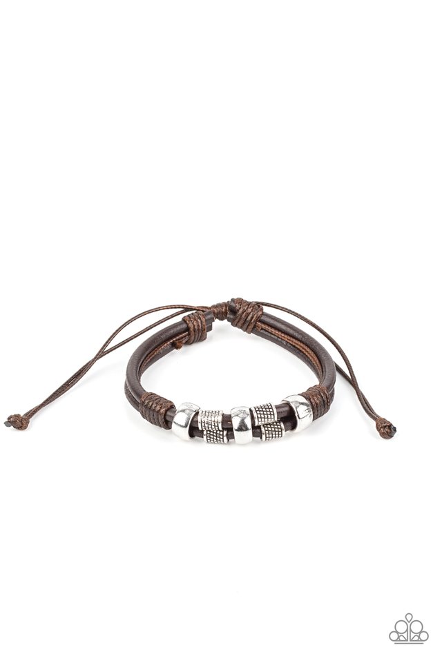 ​Urban Cattle Drive - Brown - Paparazzi Bracelet Image