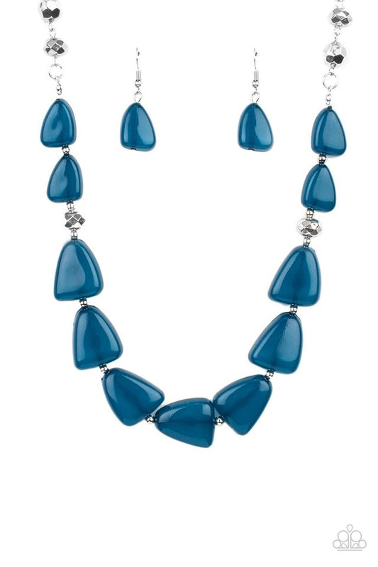 Tenaciously Tangy - Blue - Paparazzi Necklace Image