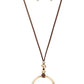 BLING Into Focus - Brown - Paparazzi Necklace Image