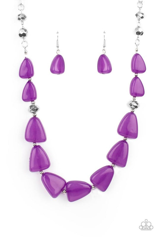 ​Tenaciously Tangy - Purple - Paparazzi Necklace Image