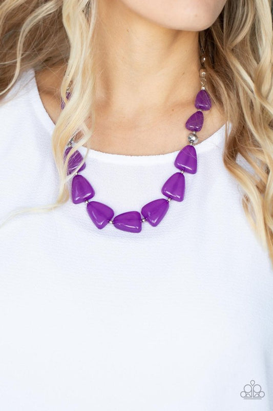 ​Tenaciously Tangy - Purple - Paparazzi Necklace Image