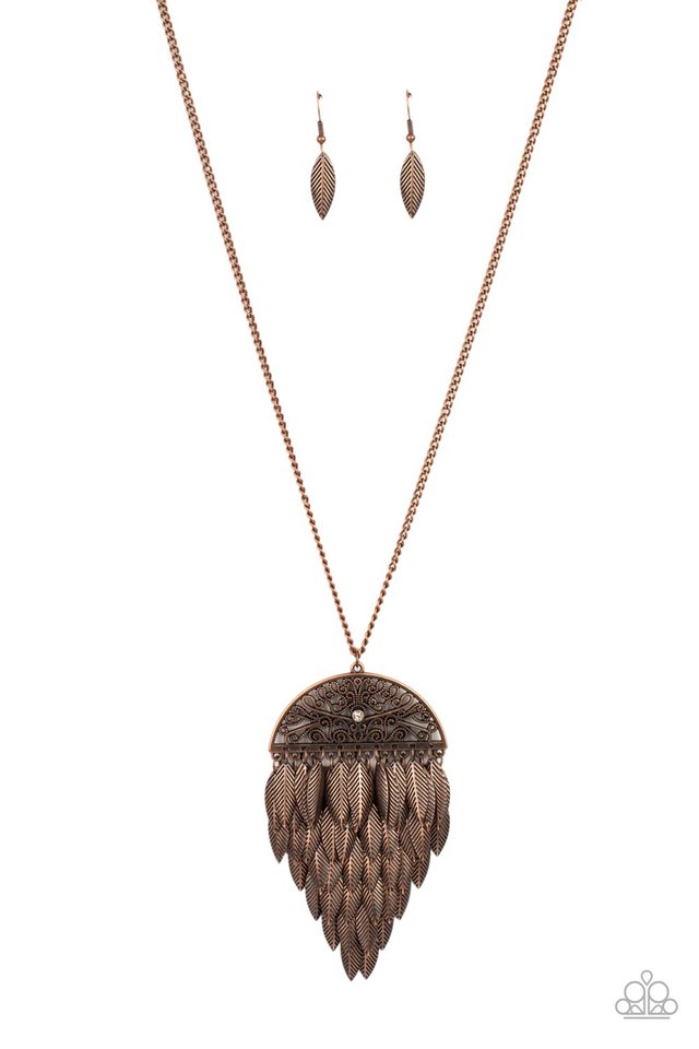 ​Canopy Cruise - Copper - Paparazzi Necklace Image