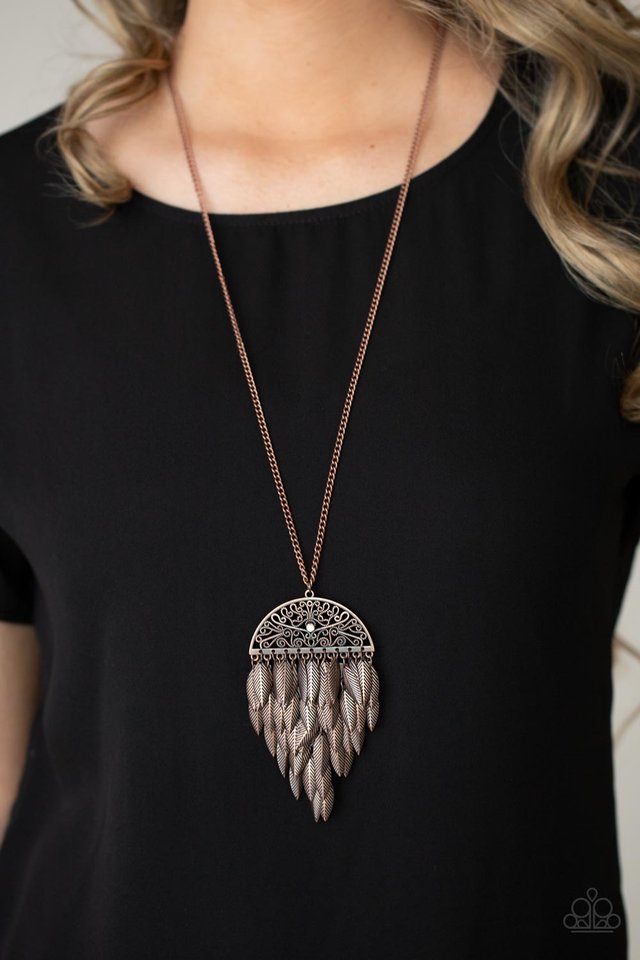 ​Canopy Cruise - Copper - Paparazzi Necklace Image