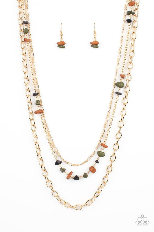 ​Artisanal Abundance - Multi - Paparazzi Necklace Image