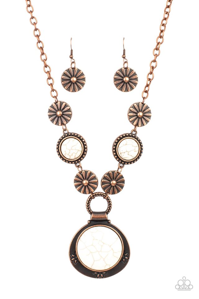 Saguaro Garden - Copper - Paparazzi Necklace Image