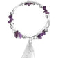 Mineral Mosaic - Purple - Paparazzi Bracelet Image