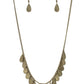 ​Eastern CHIME Zone - Brass - Paparazzi Necklace Image