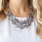 Beach Day Demure - Silver - Paparazzi Necklace Image