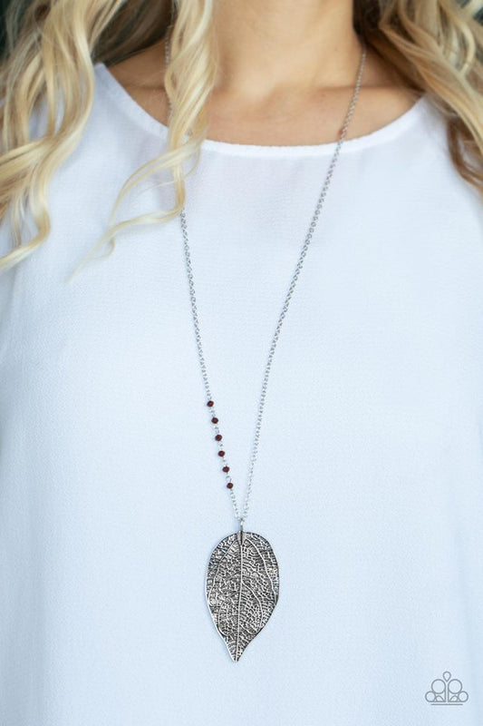 Frond Fantasy - Brown - Paparazzi Necklace Image