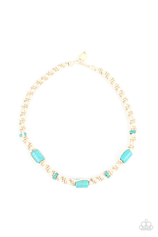 Explorer Exclusive - Blue - Paparazzi Necklace Image