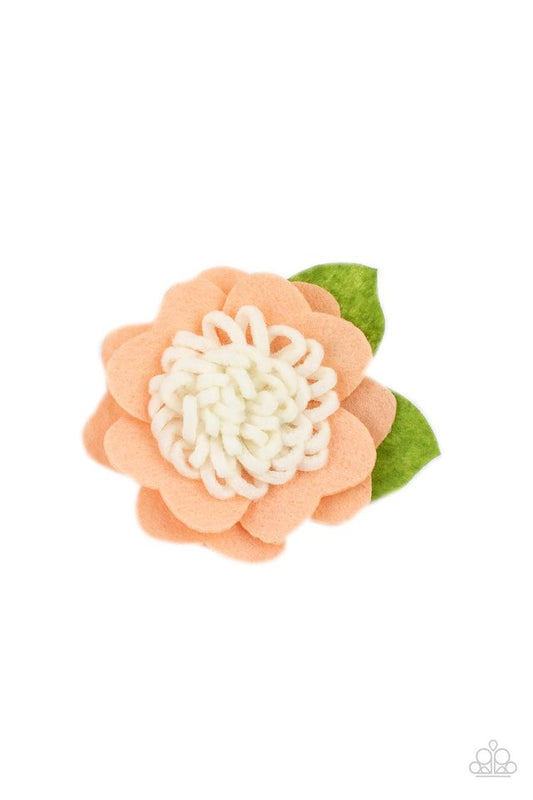 Homegrown Garden - Orange - Paparazzi Hair Accessories Image