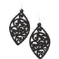 ​Coral Garden - Black - Paparazzi Earring Image