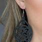 ​Coral Garden - Black - Paparazzi Earring Image