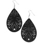 ​Sunny Incantations - Black - Paparazzi Earring Image