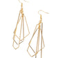 ​Shape Shifting Shimmer - Gold - Paparazzi Earring Image