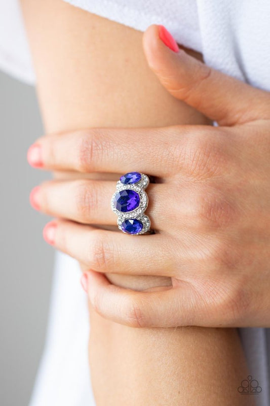 ​Royal Residence - Blue - Paparazzi Ring Image