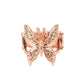 ​Blinged Out Butterfly - Copper - Paparazzi Ring Image