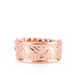 ​Billowy Bands - Copper - Paparazzi Ring Image