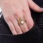 ​Lotus Solstice - Gold - Paparazzi Ring Image
