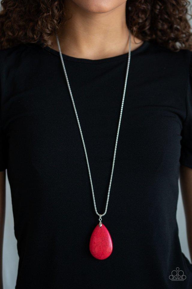 Paparazzi Necklace ~ Sedona Sandstone - Red