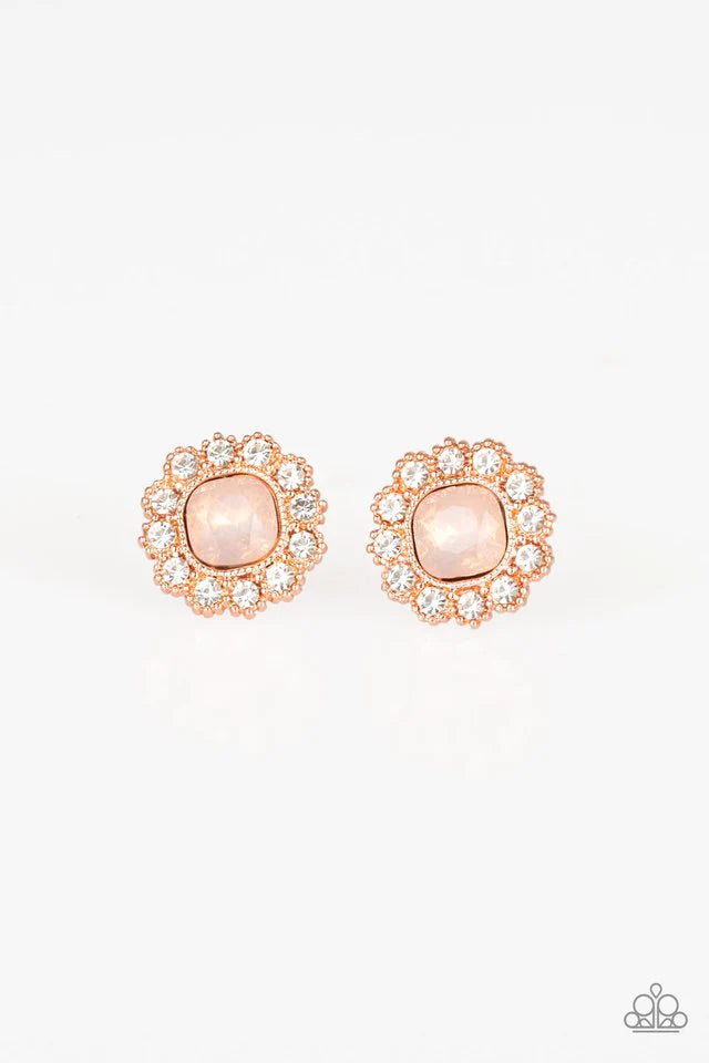 Paparazzi Earring ~ Little Lady - Copper