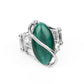 Enlightened Elegance - Green - Paparazzi Ring Image