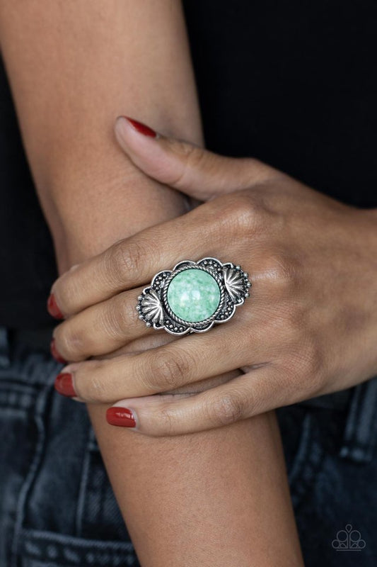 Atlantis Adventure - Green - Paparazzi Ring Image