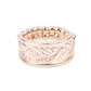 ​Billowy Bands - Rose Gold - Paparazzi Ring Image