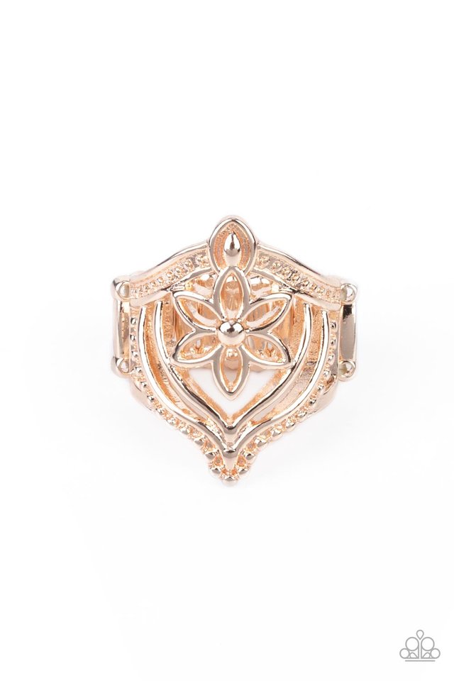 Eastern Eden - Rose Gold - Paparazzi Ring Image