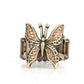 ​Blinged Out Butterfly - Brass - Paparazzi Ring Image