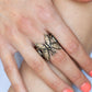 ​Blinged Out Butterfly - Brass - Paparazzi Ring Image