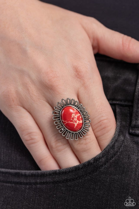 Anasazi Arbor - Red - Paparazzi Ring Image