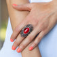 ​Once Upon a Meadow - Red - Paparazzi Ring Image