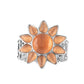 ​Blossoming Sunbeams - Orange - Paparazzi Ring Image