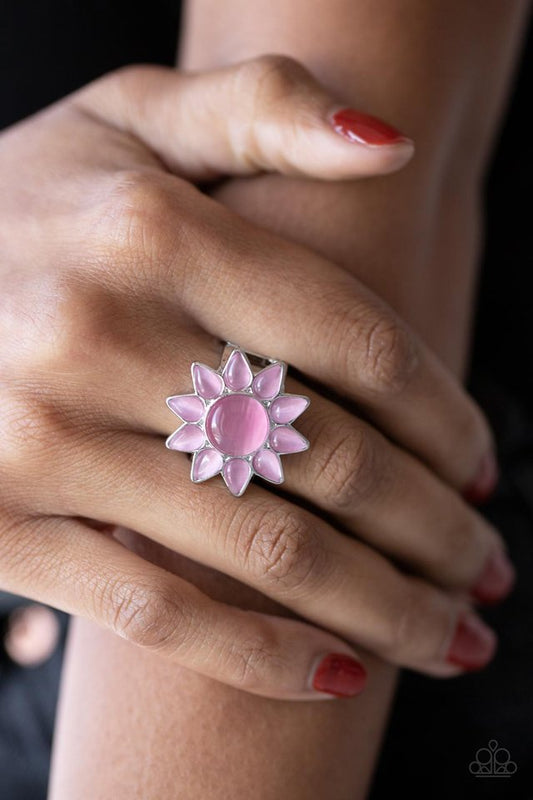 ​Blossoming Sunbeams - Pink - Paparazzi Ring Image