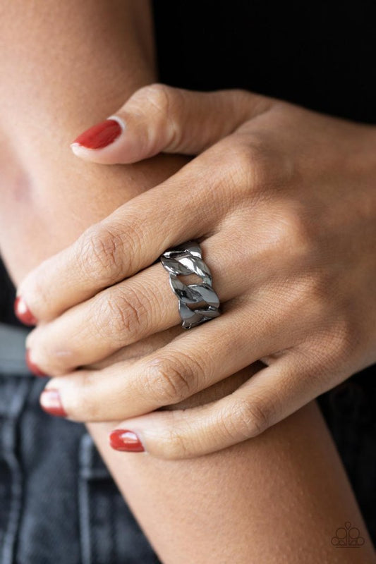 ​Industrial Insider - Black - Paparazzi Ring Image