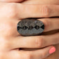 Ferociously Faceted - Black - Paparazzi Ring Image