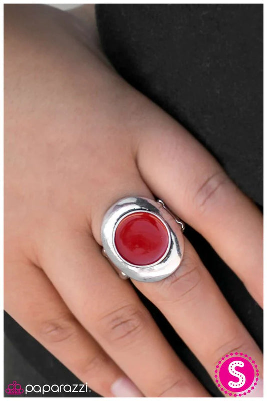 Paparazzi Ring ~ Oasis - Red