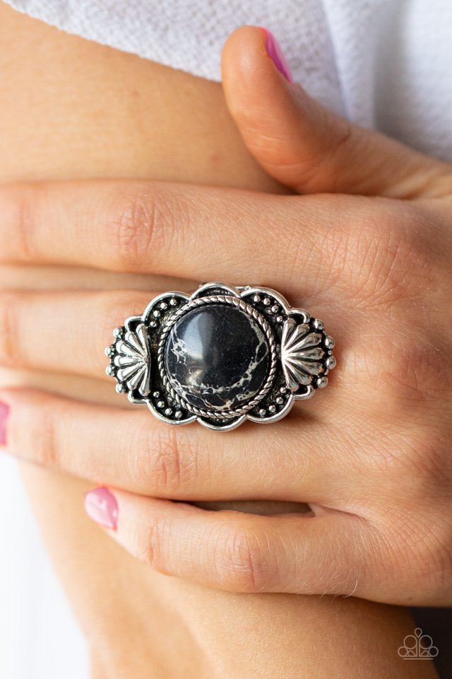 Atlantis Adventure - Black - Paparazzi Ring Image