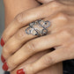 Billowing Beauty - Black - Paparazzi Ring Image