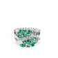 Luminously Leafy - Green - Paparazzi Ring Image