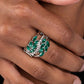 Luminously Leafy - Green - Paparazzi Ring Image